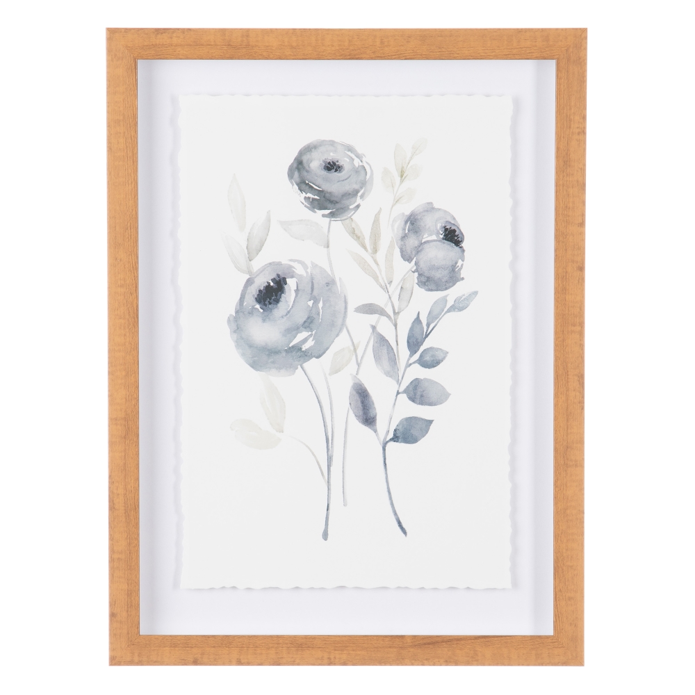 CUADRO IMPRESIÃ Â N FLORES PS/CRISTAL 30 X 2,50 X 