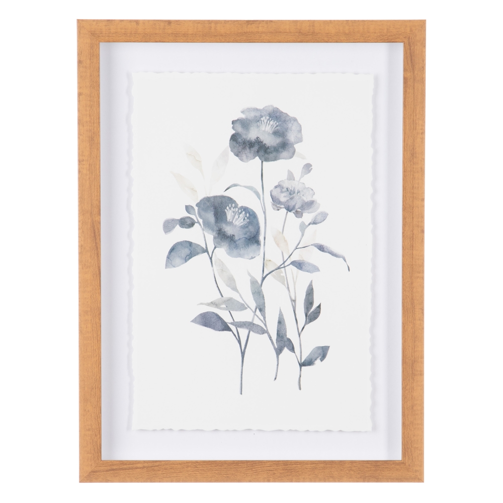CUADRO IMPRESIÃ Â N FLORES PS/CRISTAL 30 X 2,50 X 