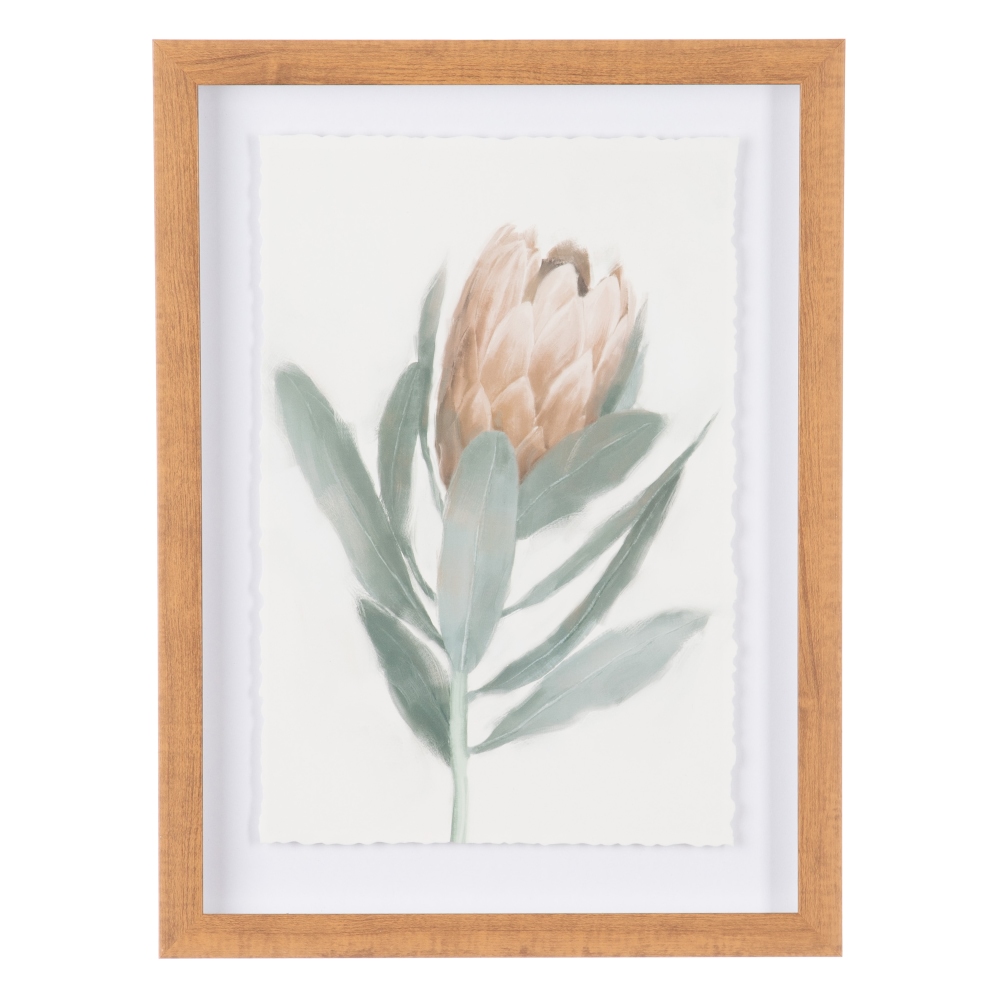 CUADRO IMPRESIÃ Â N FLOR DRCH PS/CRISTAL 30,00 X 2, 2