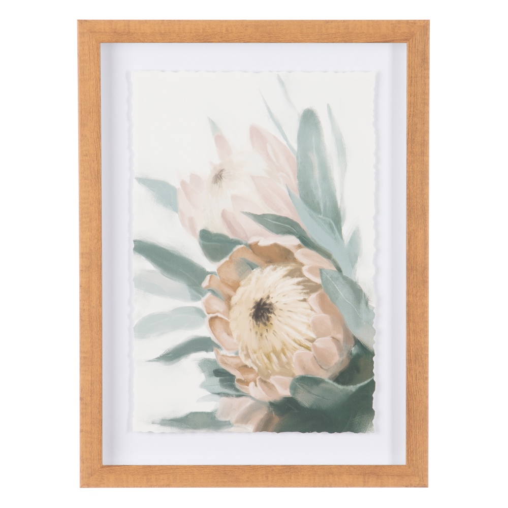 CUADRO IMPRESIÃ Â N FLOR IZQ PS/CRISTAL 30,00 X 2, 3