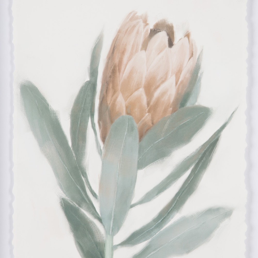 CUADRO IMPRESIÃ Â N FLOR IZQ PS/CRISTAL 30,00 X 2, 5