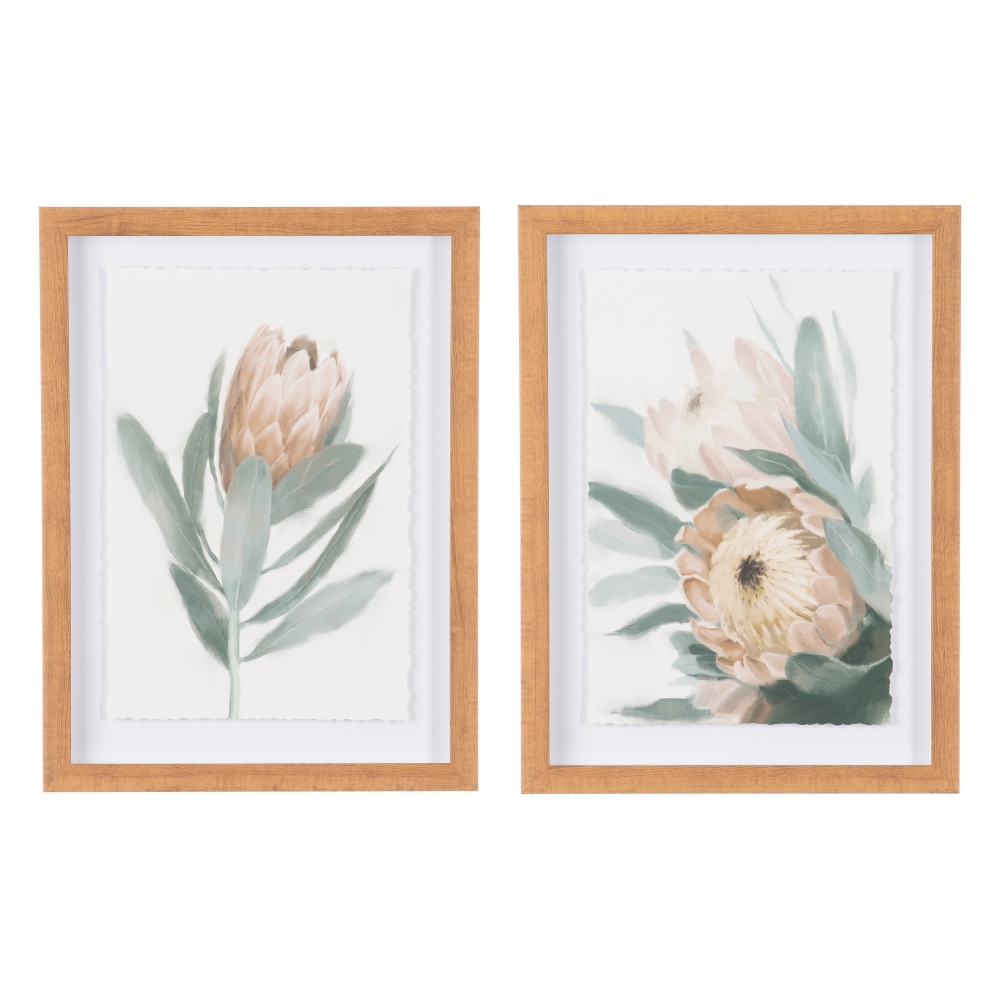 CUADRO IMPRESIÃ Â N FLOR IZQ PS/CRISTAL 30,00 X 2,