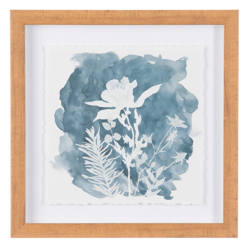 CUADRO IMPRESIÃ Â N FLORES  PS/CRISTAL 30 X 2,50 X  2