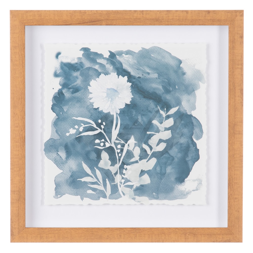 CUADRO IMPRESIÃ Â N FLORES  PS/CRISTAL 30 X 2,50 X  5