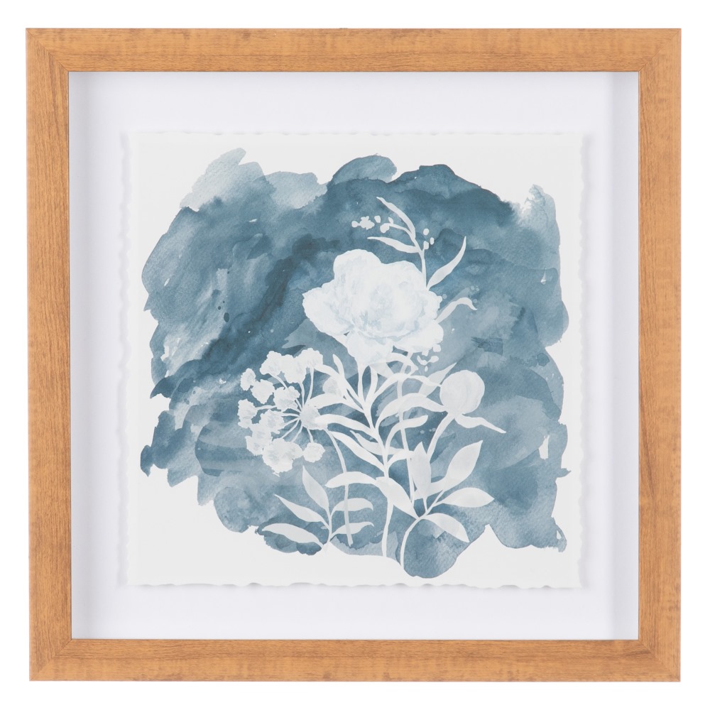 CUADRO IMPRESIÃ Â N FLORES  PS/CRISTAL 30 X 2,50 X  4