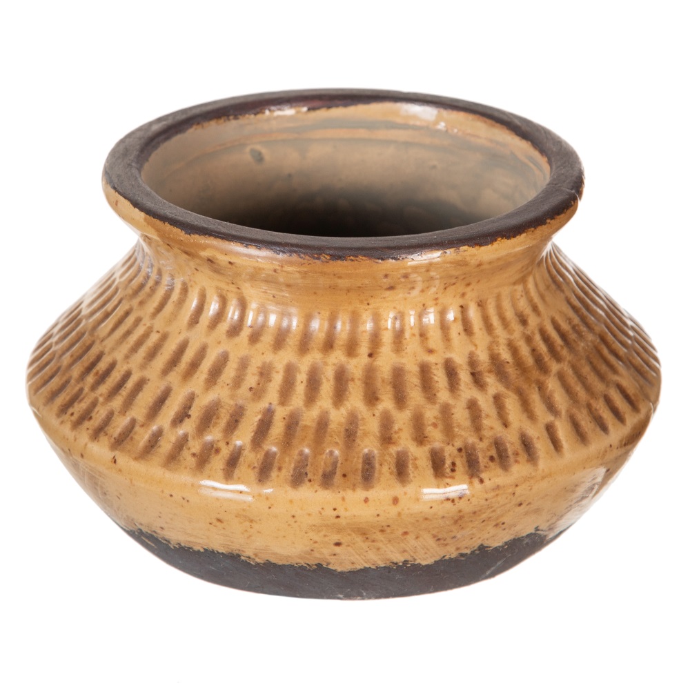 JARRÃ Â N MARRÃ Â N CERÃ Â MICA DECORACIÃ Â N 15 X 1