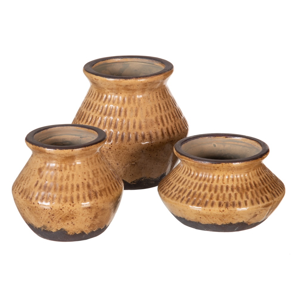 JARRÃ Â N MARRÃ Â N CERÃ Â MICA DECORACIÃ Â N 13 X 13 2