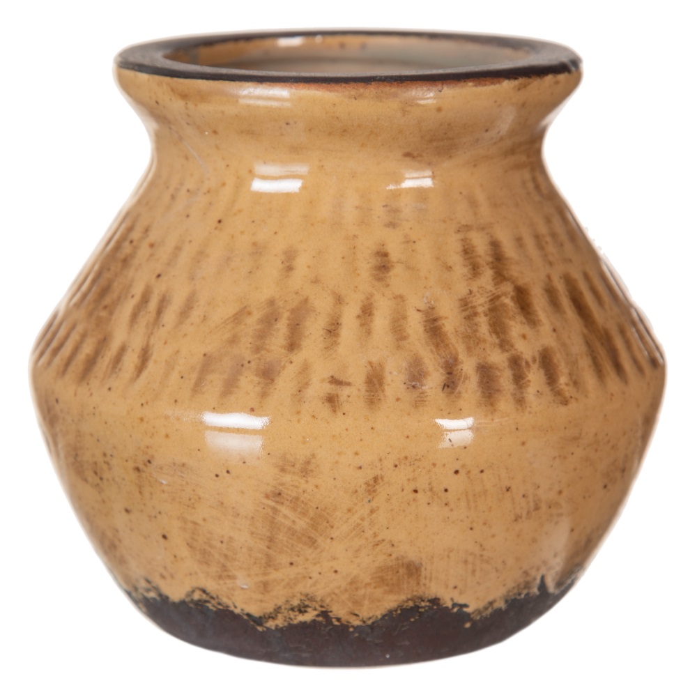 JARRÃ Â N MARRÃ Â N CERÃ Â MICA DECORACIÃ Â N 15,50 X