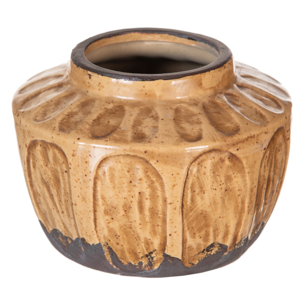 JARRÃ Â N MARRÃ Â N CERÃ Â MICA DECORACIÃ Â N 15 X 15