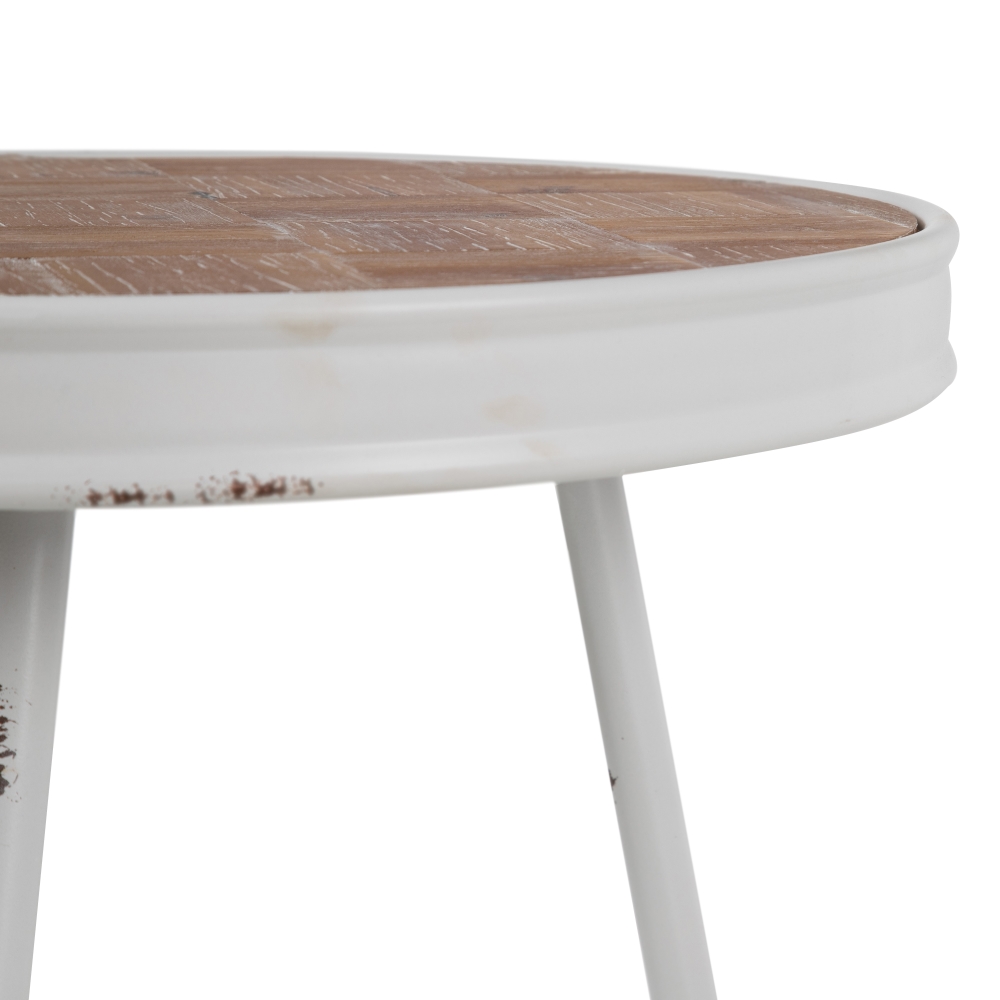 MESITA NATURAL-BLANCO METAL SALÃ Â N 50,00 X 50,00 4