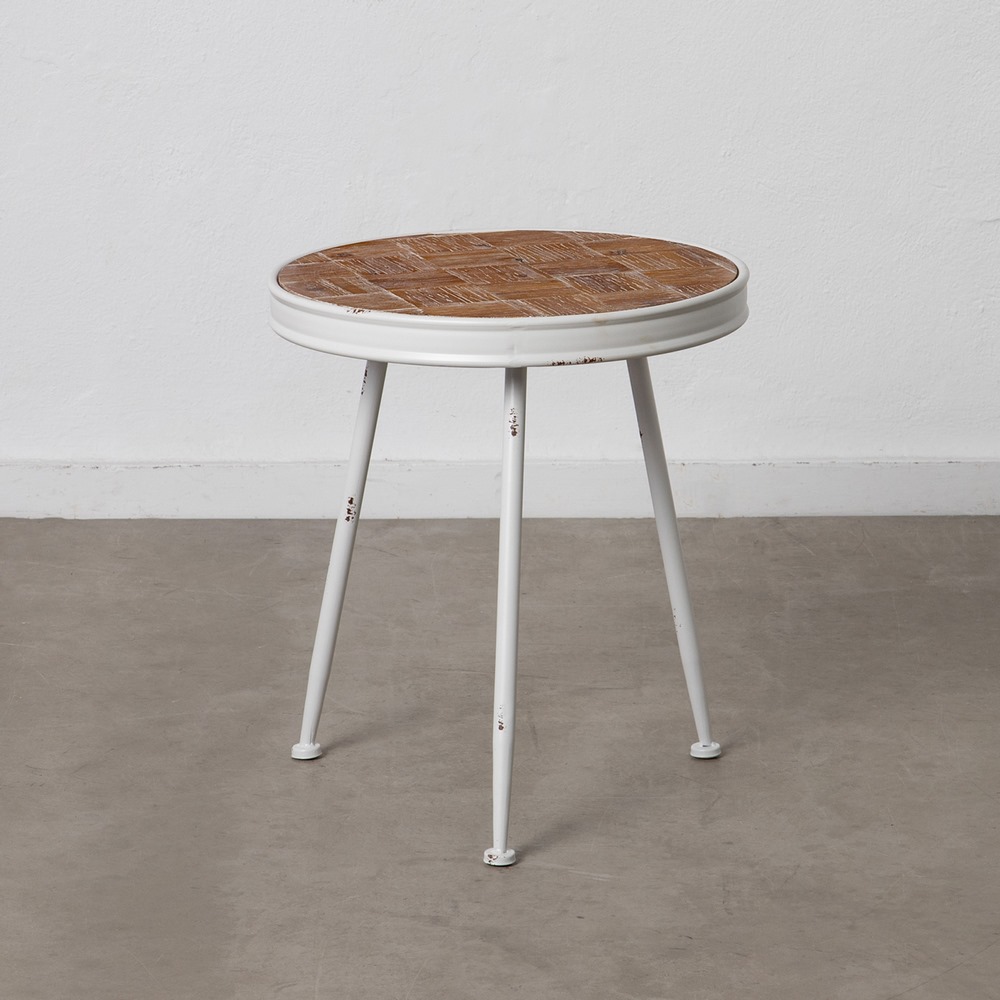 MESITA NATURAL-BLANCO METAL SALÃ Â N 50,00 X 50,00