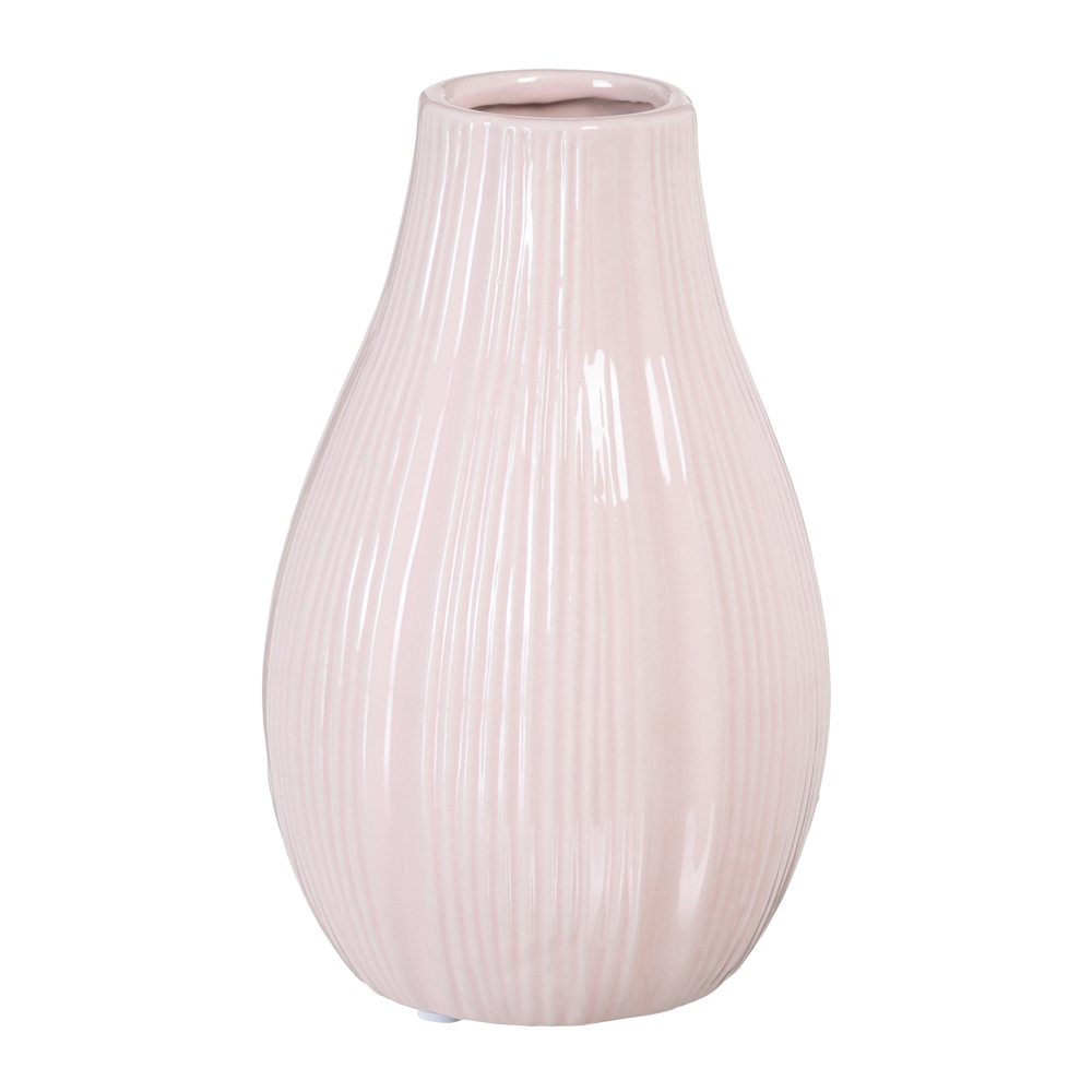 JARRÃ Â N ROSA CERÃ Â MICA DECORACIÃ Â N 12,50 X 12,5