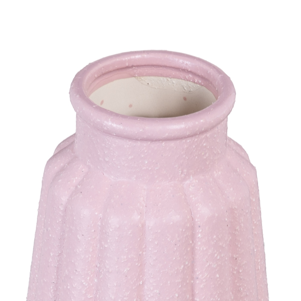 JARRÃ Â N MALVA CERÃ Â MICA DECORACIÃ Â N 14 X 14 X 5