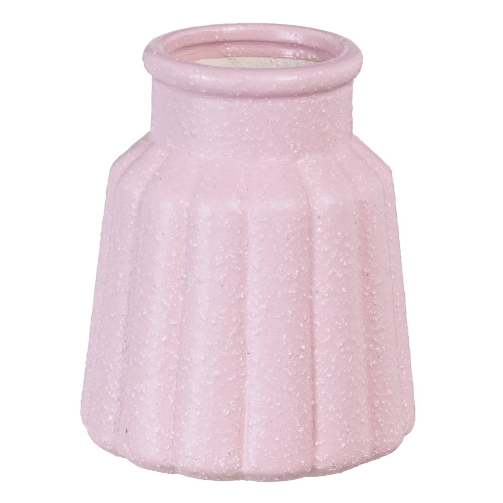 JARRÃ Â N MALVA CERÃ Â MICA DECORACIÃ Â N 14 X 14 X