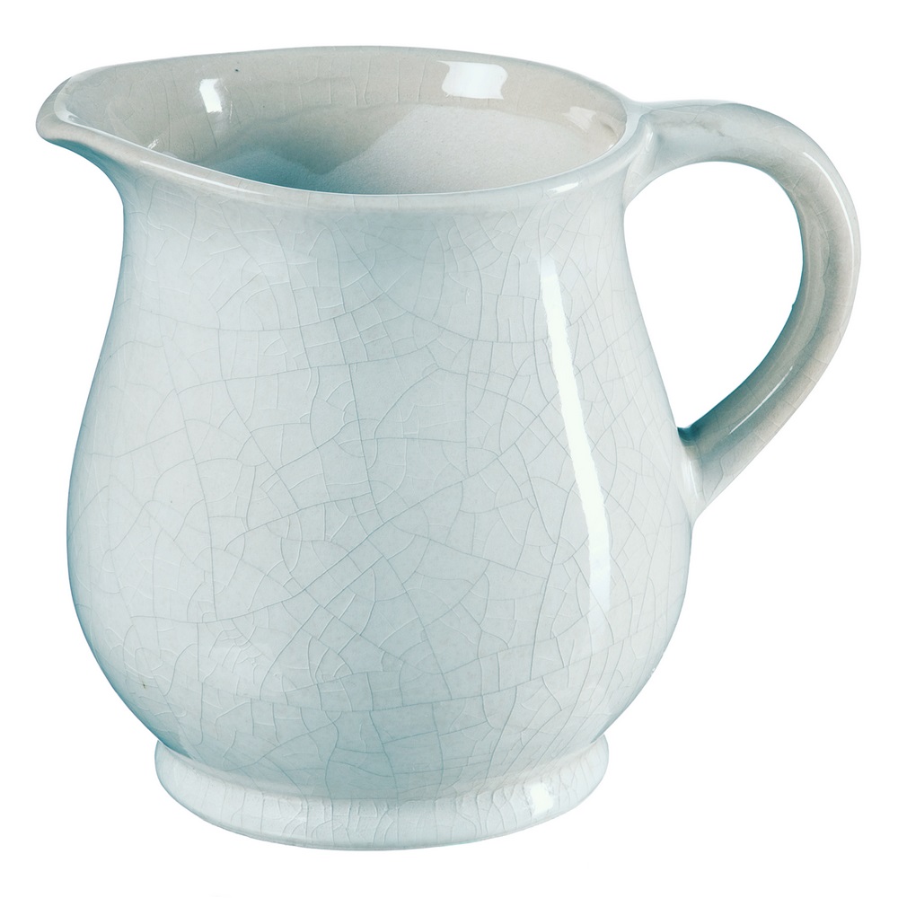 JARRÃ Â N TURQUESA CERÃ Â MICA DECORACIÃ Â N 20 X 15 