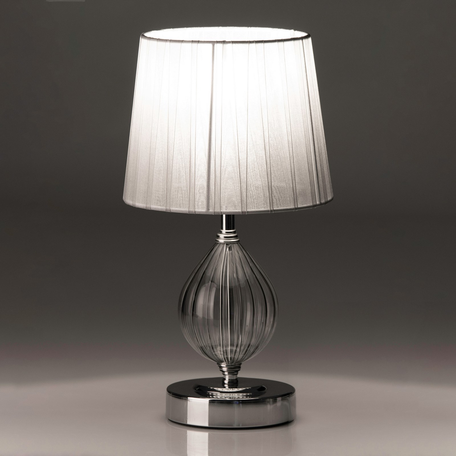 LAMPARAR METAL-CRISTAL 17.5X17.5X32CM 4