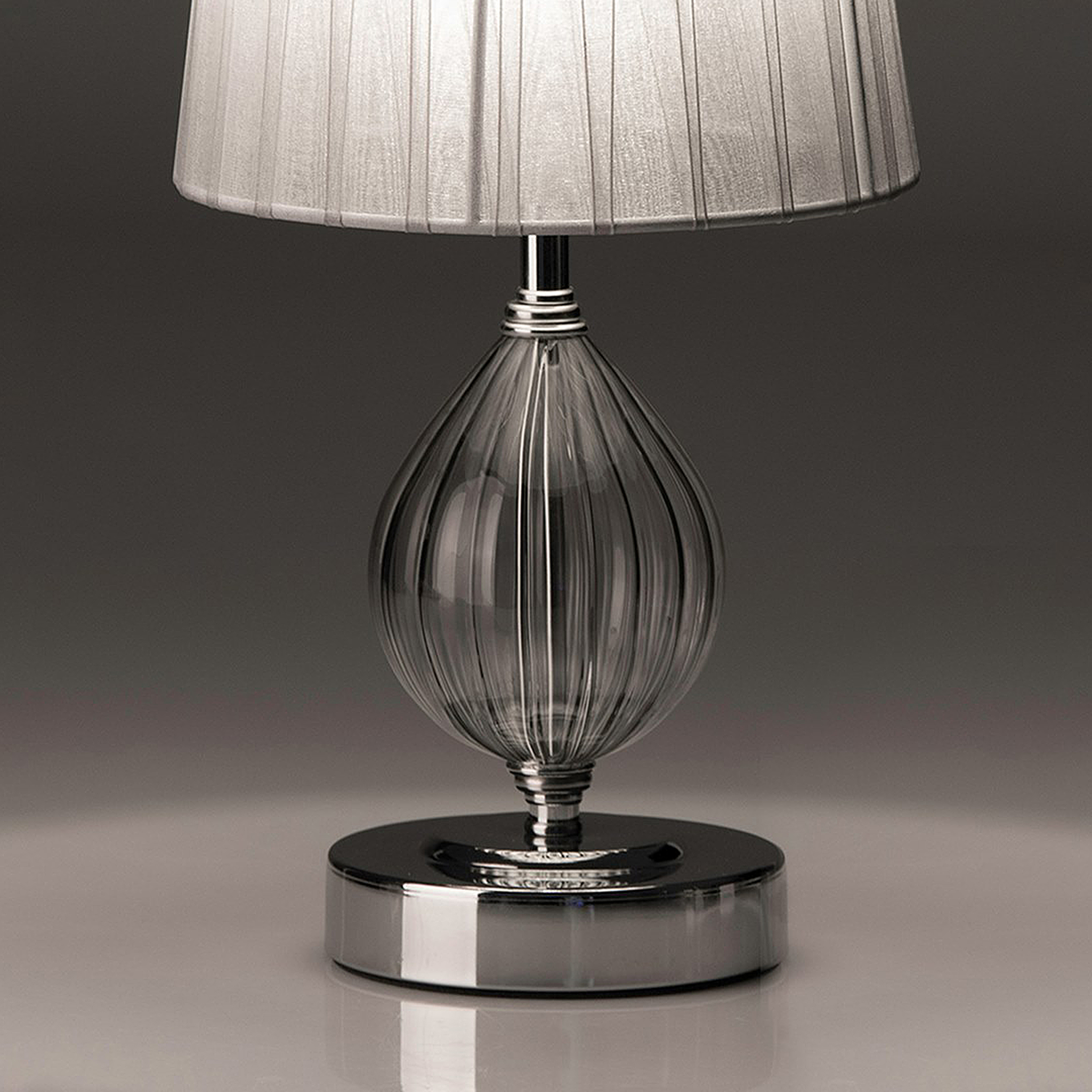 LAMPARAR METAL-CRISTAL 17.5X17.5X32CM 6