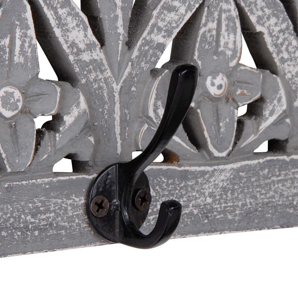 PERCHERO PARED GRIS DM DECORACIÃ Â N 40,00 X 13,00 3