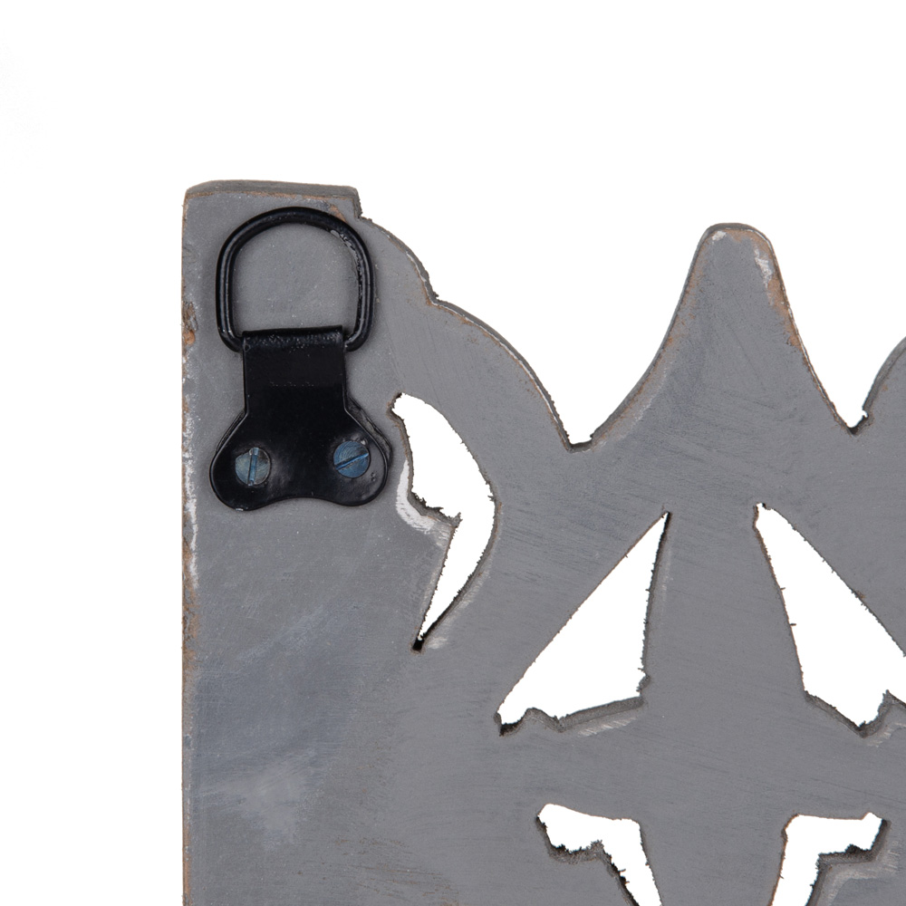 PERCHERO PARED GRIS DM DECORACIÃ Â N 40,00 X 13,00 5