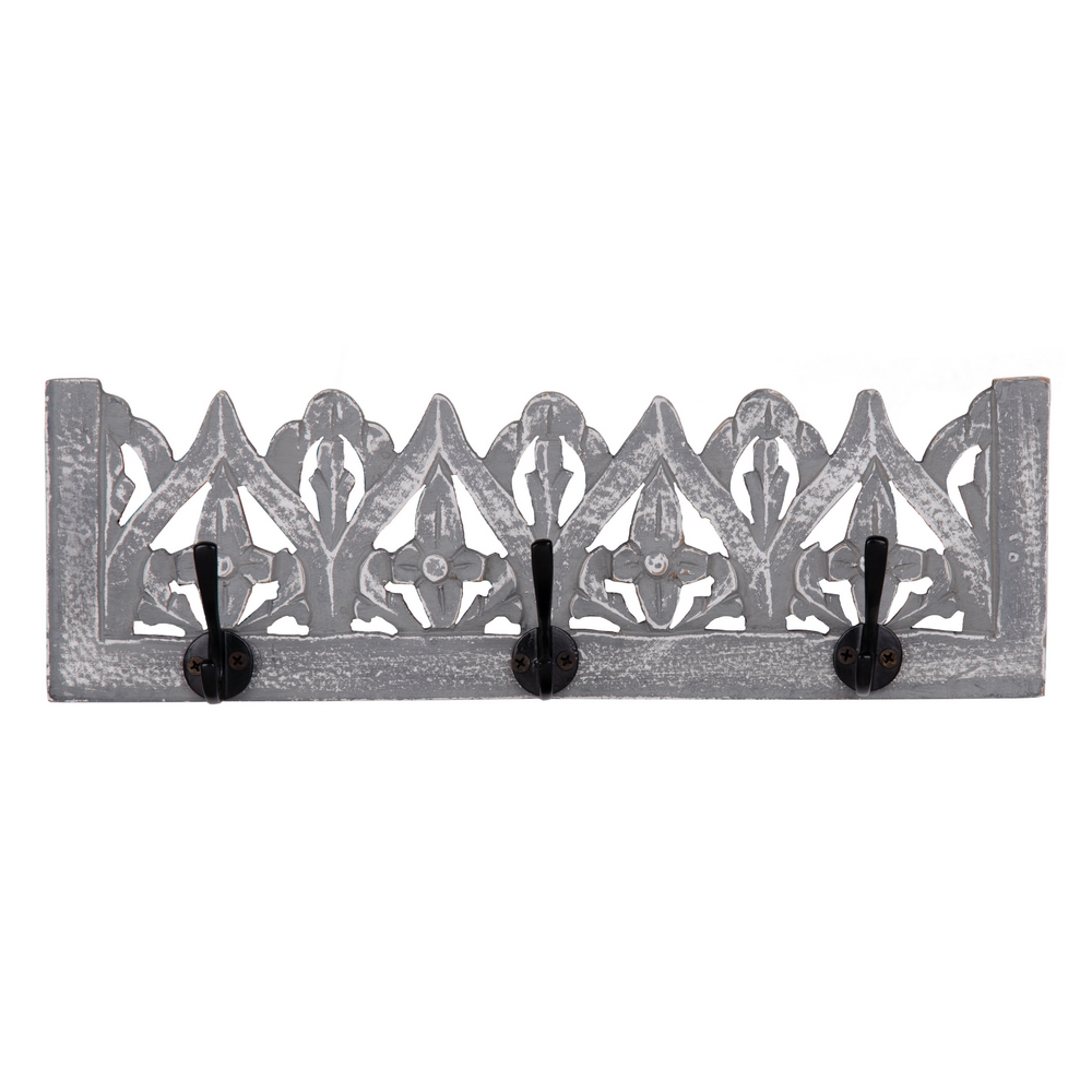 PERCHERO PARED GRIS DM DECORACIÃ Â N 40,00 X 13,00