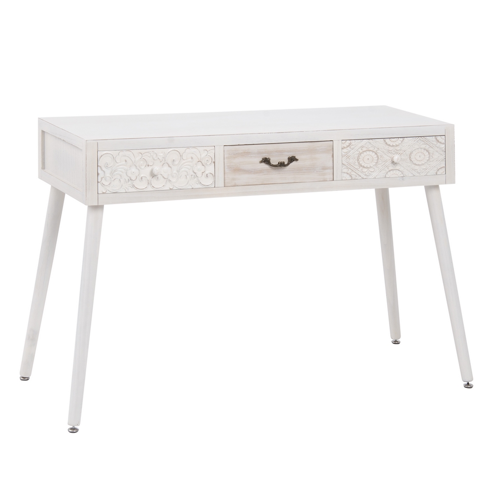 ESCRITORIO NATURAL-BLANCO 110 X 40 X 78 CM 3