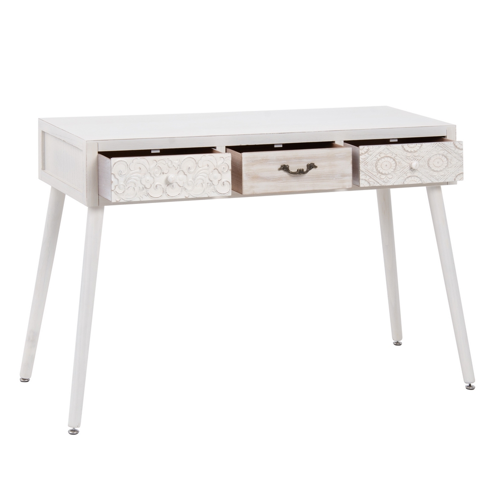 ESCRITORIO NATURAL-BLANCO 110 X 40 X 78 CM 4
