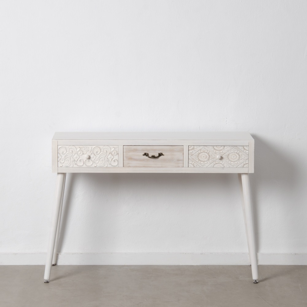 ESCRITORIO NATURAL-BLANCO 110 X 40 X 78 CM