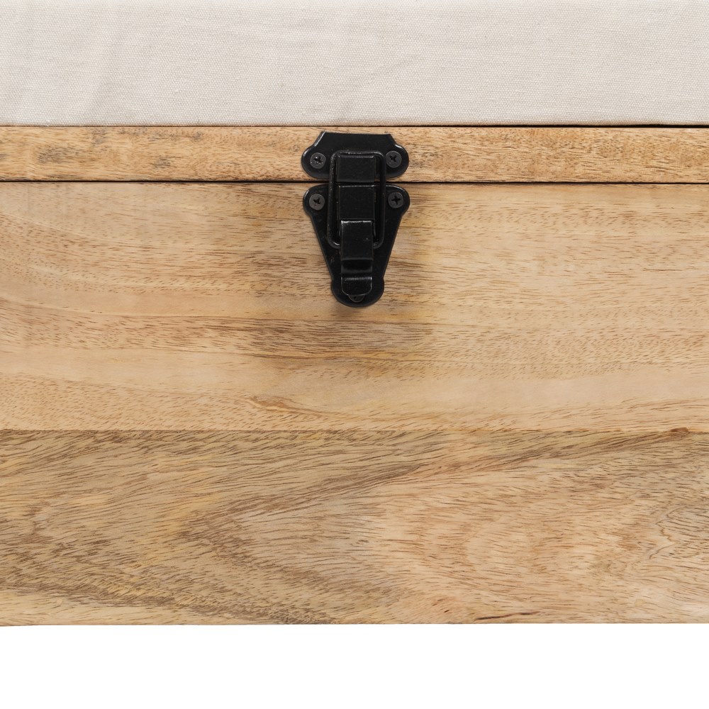 BANQUETA-BAÃ Â L NATURAL TEJIDO-MADERA 100,00 X 35, 5