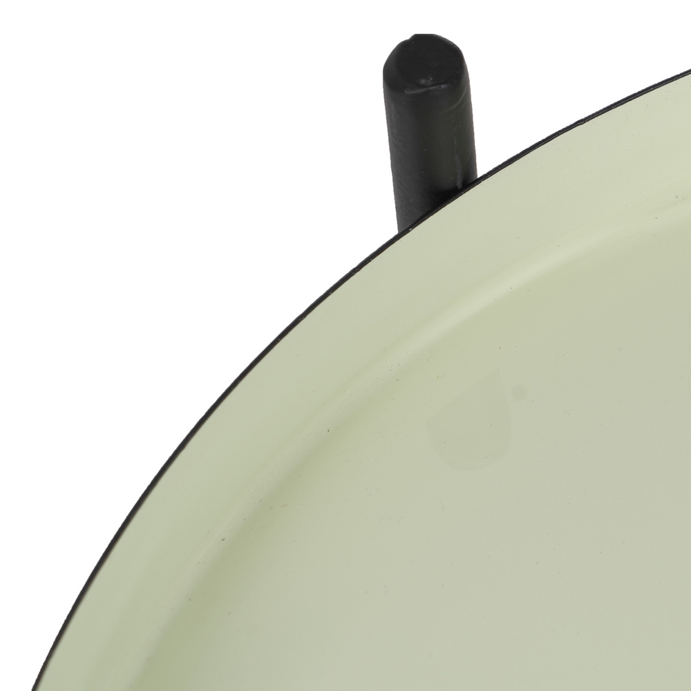 MESA AUXILIAR NEGRO-VERDE HIERRO SALÓN 35,50 X 35, 7