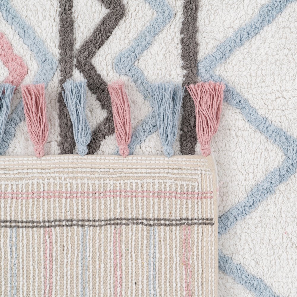 ALFOMBRA Ã Â TNICO ALGODÃ Â N INFANTIL 160 X 12 5