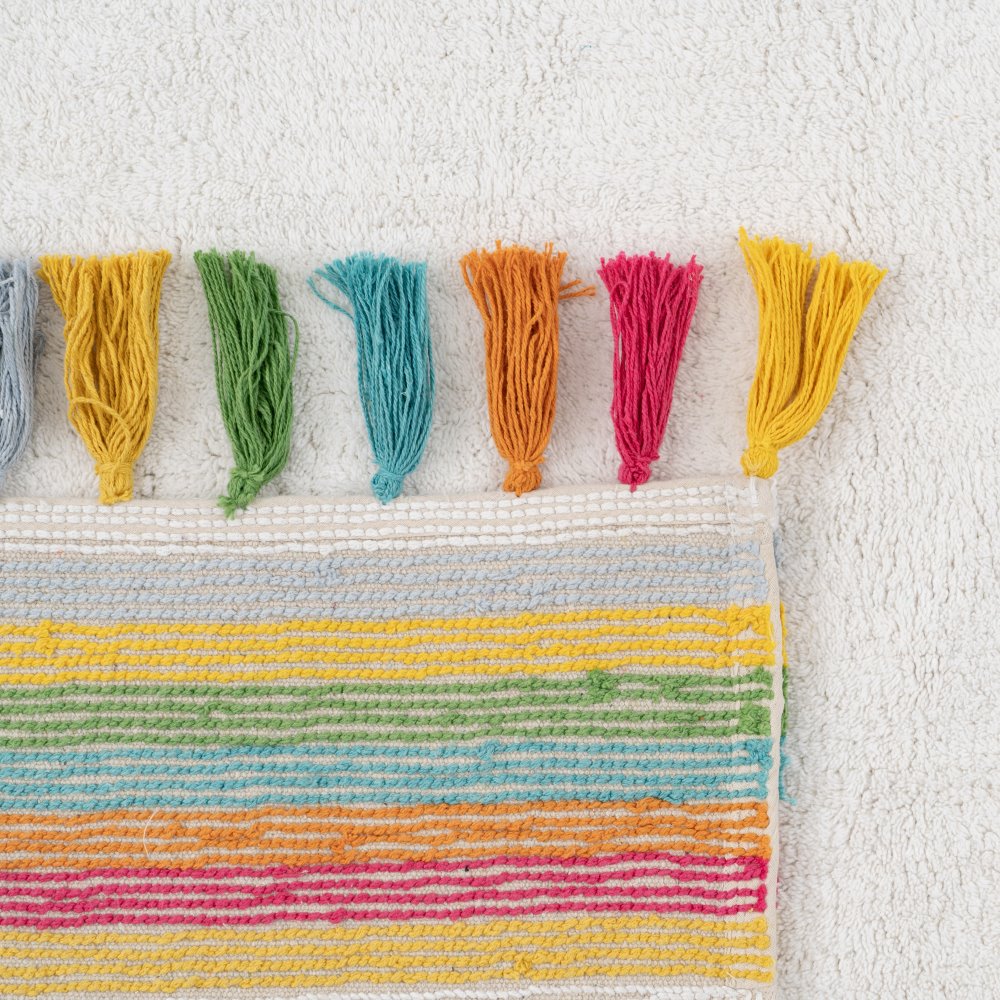 ALFOMBRA MAEVE BLANCO ALGODÃ Â N INFANTIL 135 X 100 5