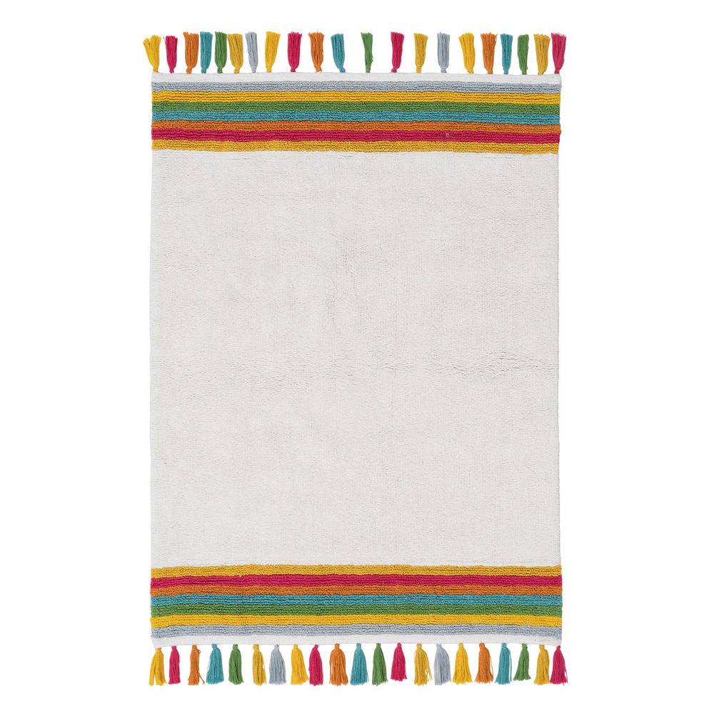ALFOMBRA MAEVE BLANCO ALGODÃ Â N INFANTIL 135 X 100
