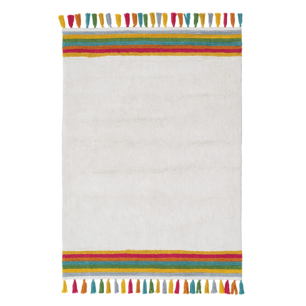 ALFOMBRA MAEVE BLANCO ALGODÃ Â N INFANTIL 160 X 120