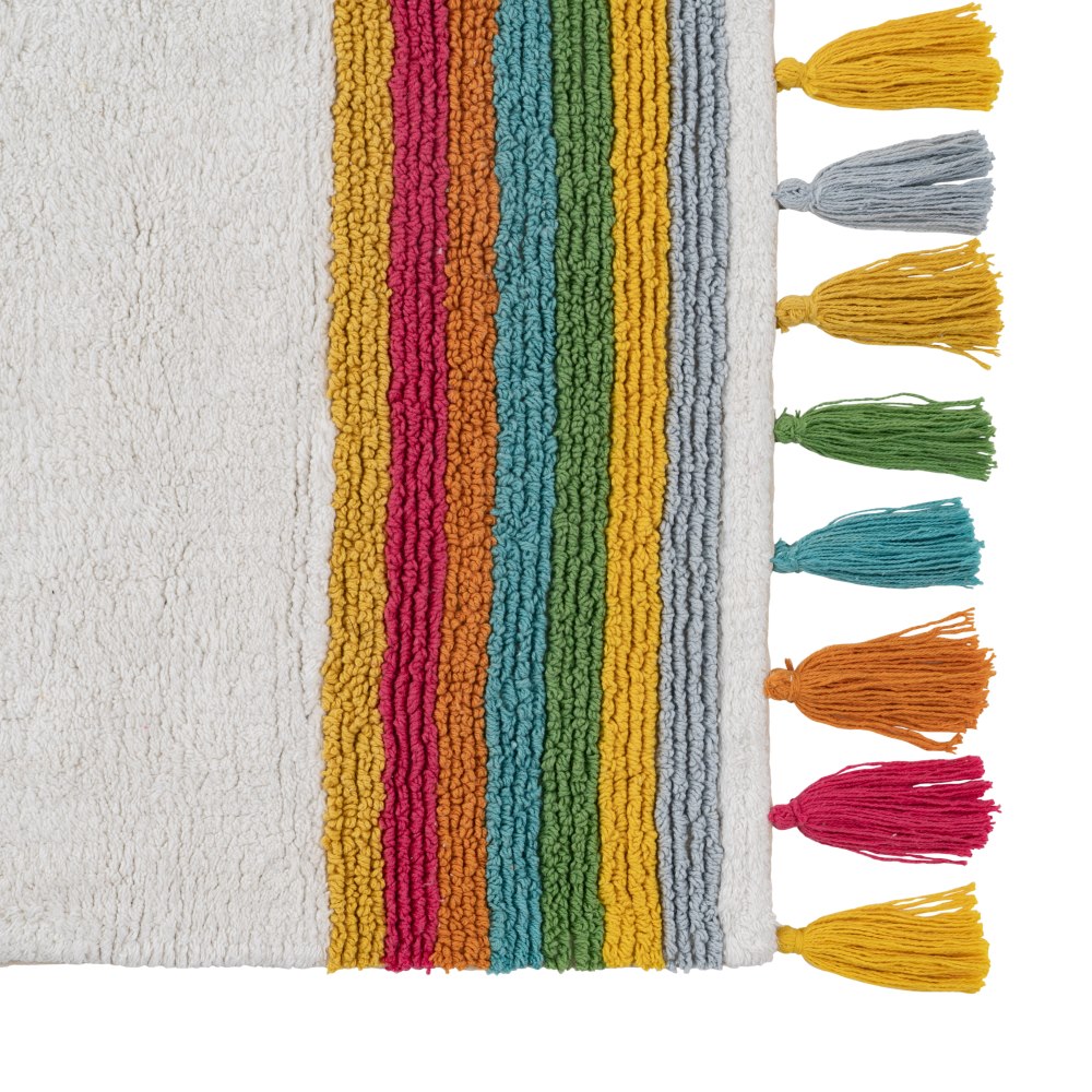 ALFOMBRA MAEVE BLANCO ALGODÃ Â N INFANTIL 175 X 90  3