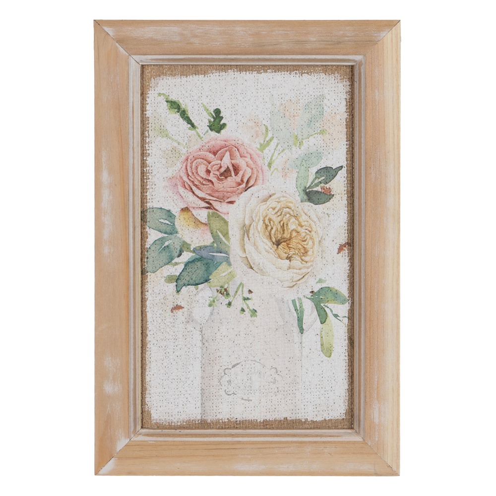 CUADRO IMPRESIÃ Â N JARRÃ Â N 3FLOR DM 20,00 X 2,00  2