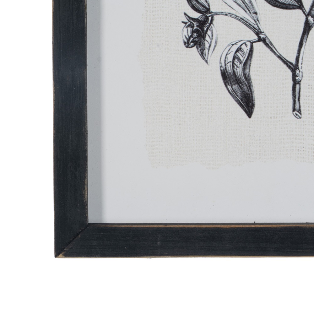 CUADRO IMPRESIÃ Â N FLOR AZUCE  NEGRO-BLANCO 24,00 5