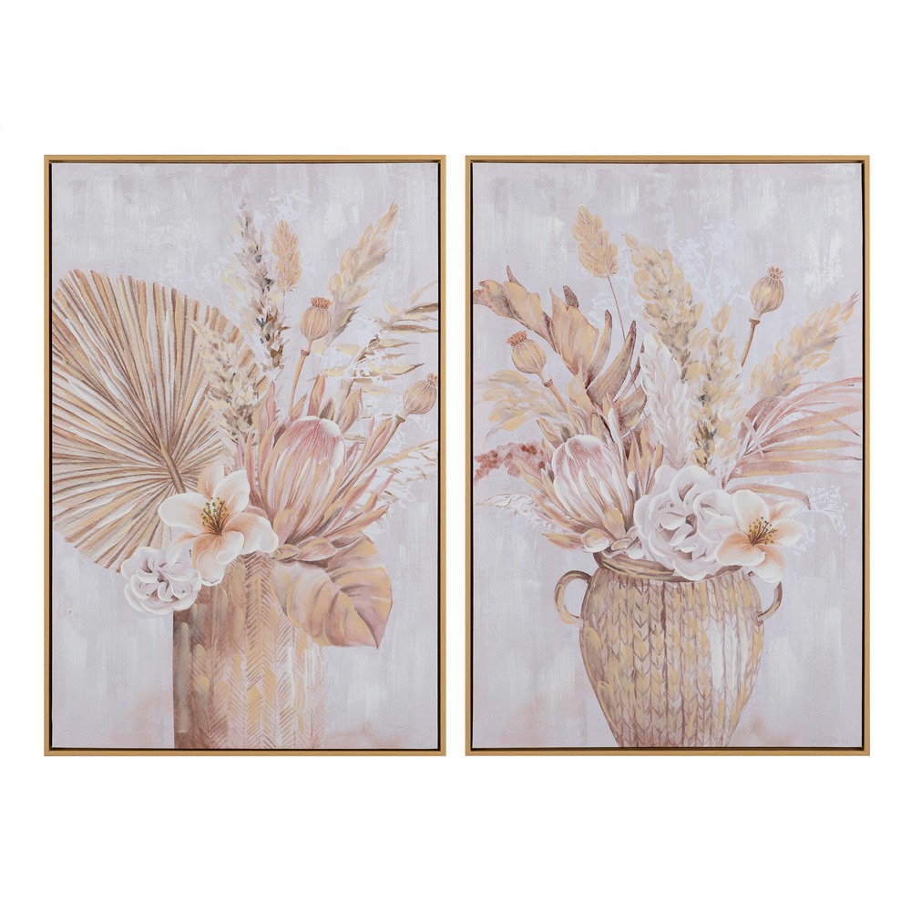 PINTURA JARRÃ Â N ASA  ROSA-CREMA 60,00 X 3,50 X 90