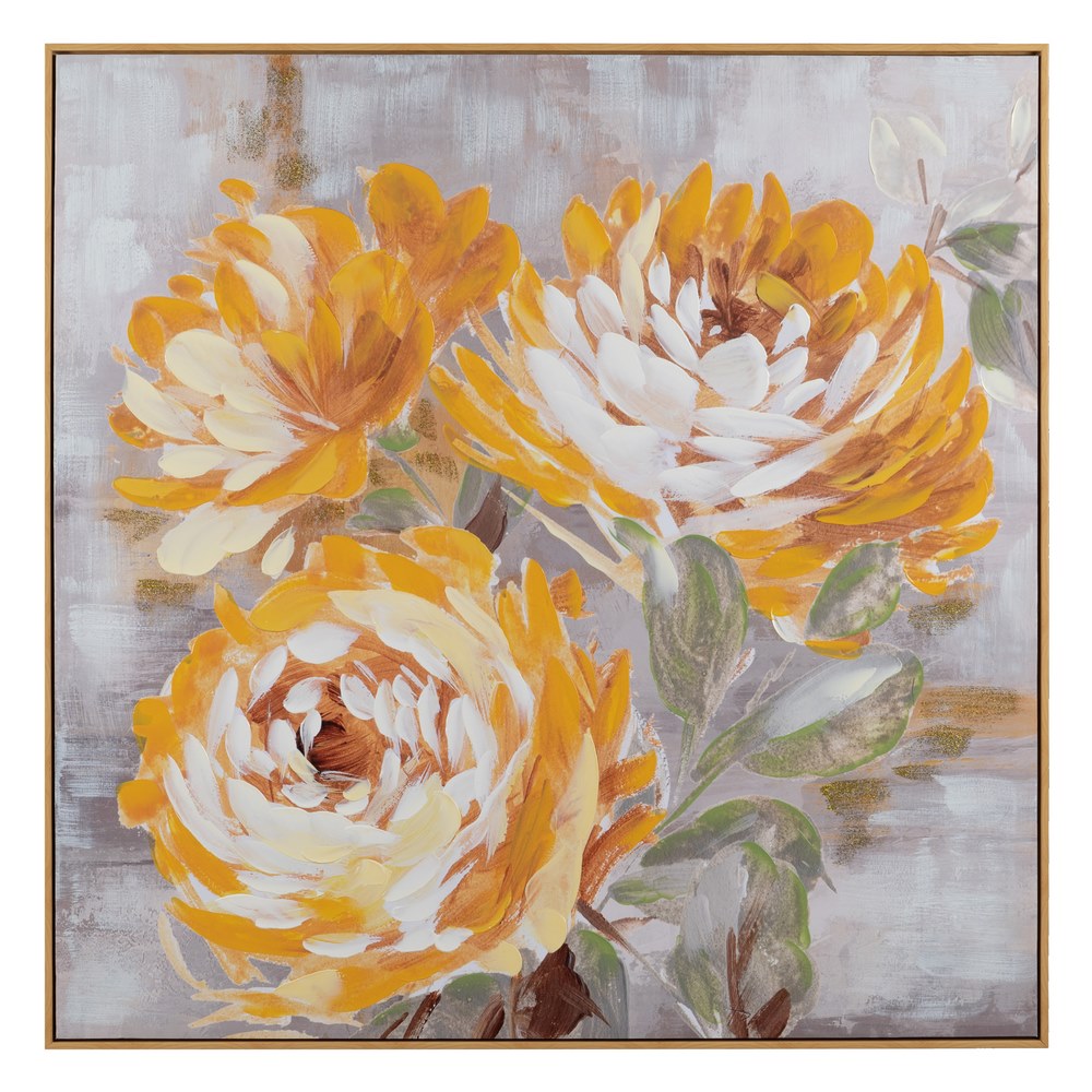 PINTURA ROSAS  AMARILLO PS - LIENZO 100,00 X 3,50 2