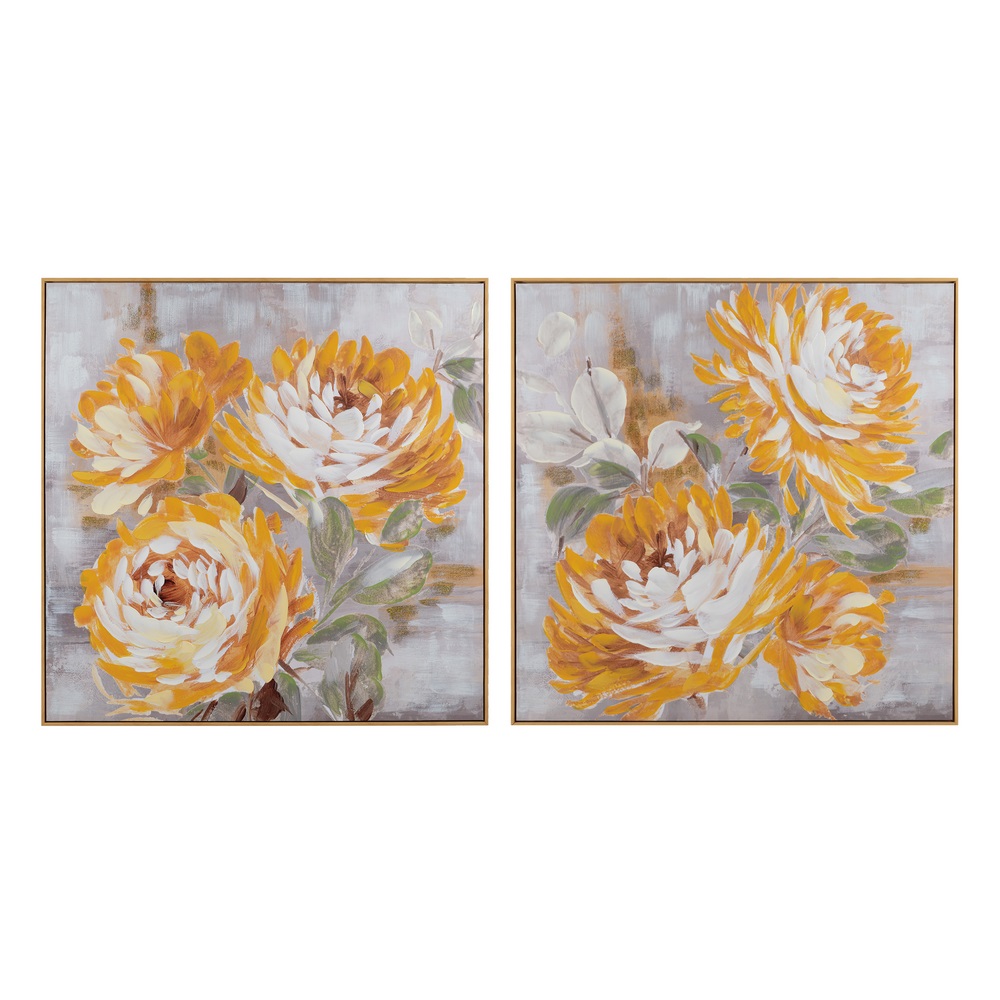 PINTURA ROSAS  AMARILLO PS - LIENZO 100,00 X 3,50