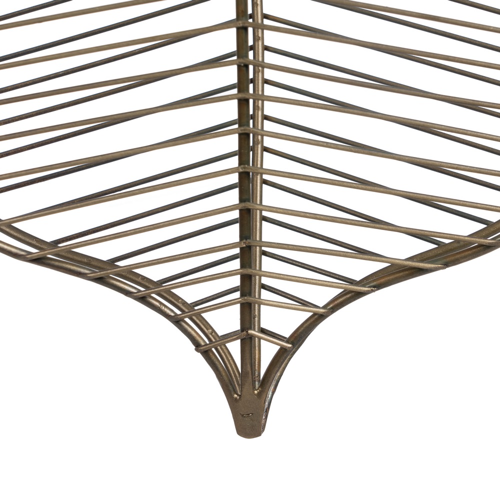 LÁMPARA TECHO ORO VIEJO METAL 25,00 X 13,00 X 38,0 7