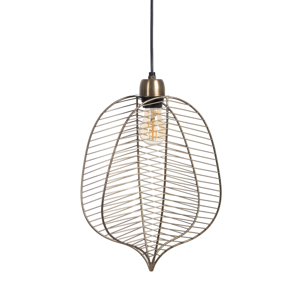 LÃ Â MPARA TECHO ORO VIEJO METAL 25,00 X 13,00 X 38