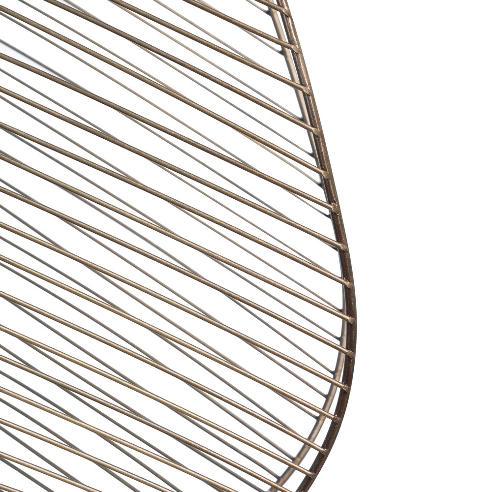 LÃ Â MPARA TECHO ORO VIEJO METAL 31 X 16 X 47  4