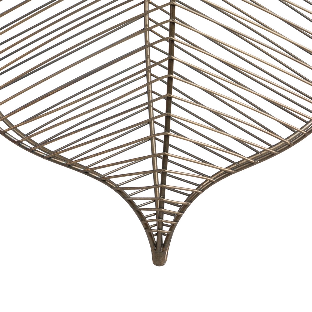 LÁMPARA TECHO ORO VIEJO METAL 31 X 16 X 47 CM 6