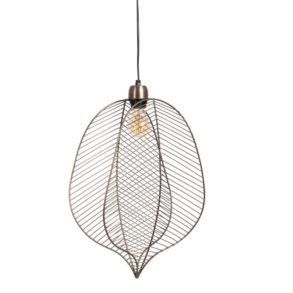 LÃ Â MPARA TECHO ORO VIEJO METAL 31 X 16 X 47 