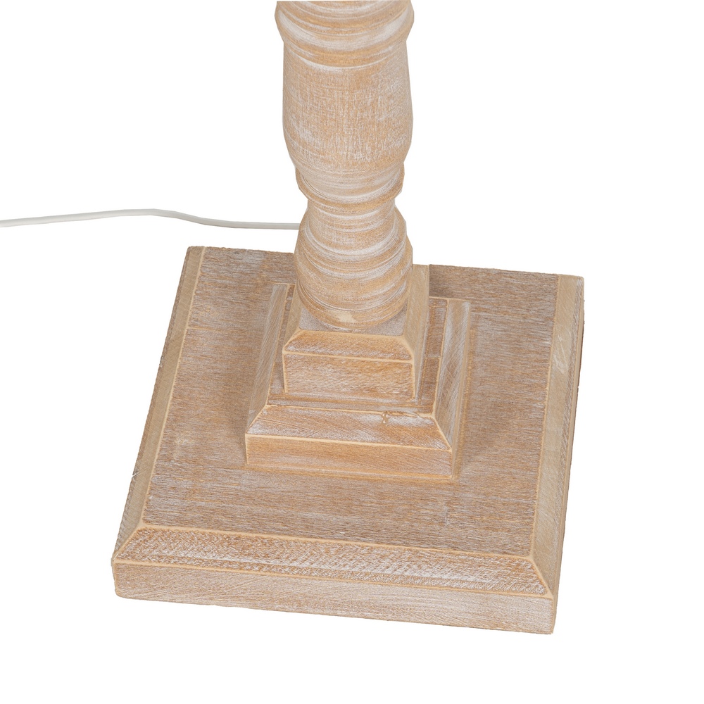 LÁMPARA SUELO NATURAL MADERA / TEJIDO 48,00 X 48,0 6