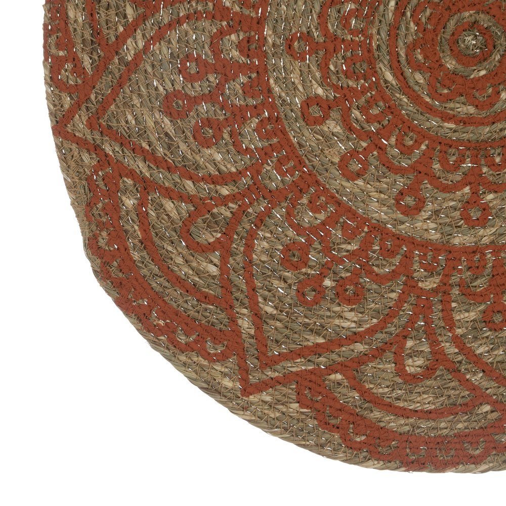SALVAMANTEL IMPRESO TERRACOTA FIBRA 38 X 38 CM 3