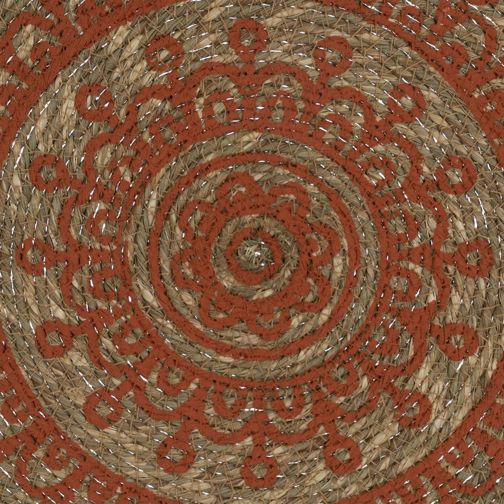 SALVAMANTEL IMPRESO TERRACOTA FIBRA 38 X 38 CM 4