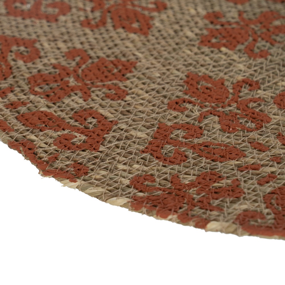 SET 4 SALVAMANTEL IMPRESO TERRACOTA FIBRA 38 X 38 5