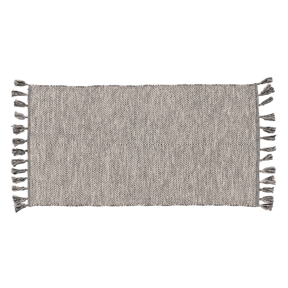 ALFOMBRA GRIS POLIESTER-ALGODÃ Â N 80 X 150 