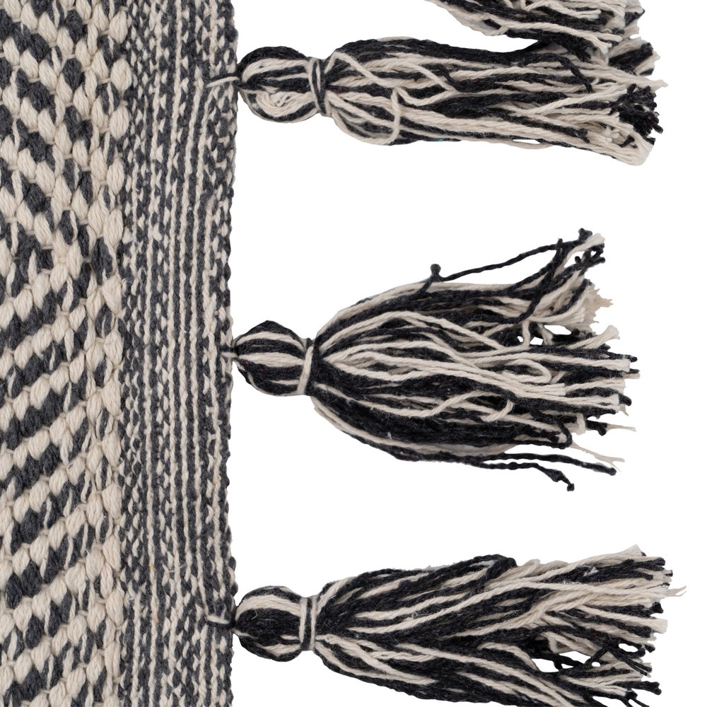 ALFOMBRA GRIS POLIESTER-ALGODÃ Â N 160 X 230  5